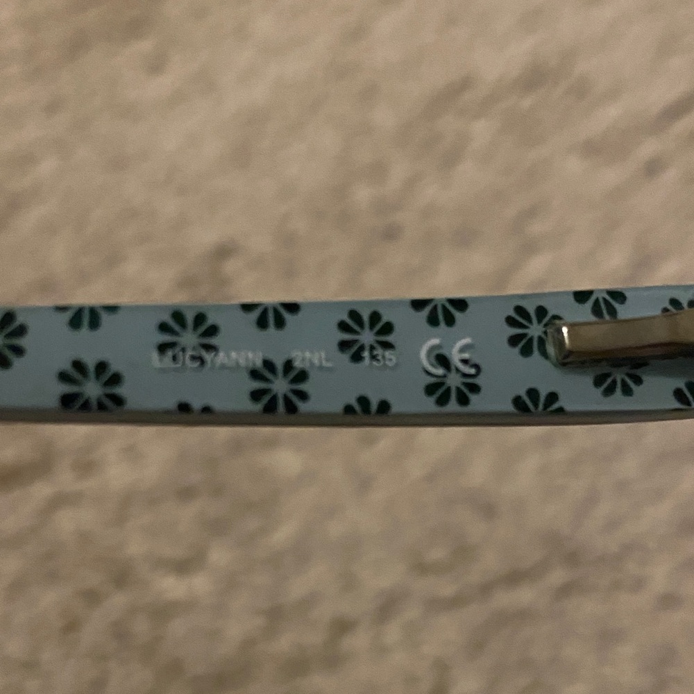 Kate Spade Tortoiseshell Frames with Light Blue Accents - Picture 4 of 4